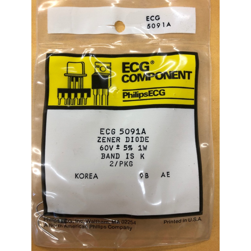 ECG5091A ZENER DIODE