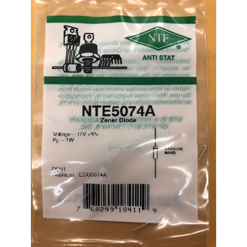 NTE5074A ZENER DIODE