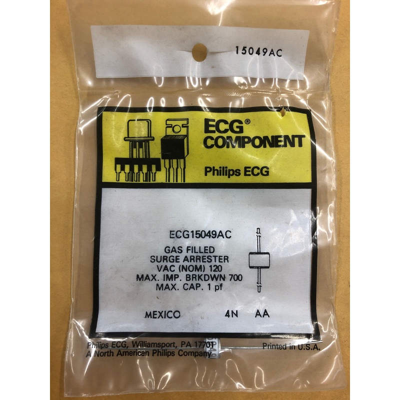 ECG15049AC GAS FILLED