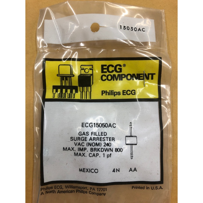 ECG15050AC GAS FILLED