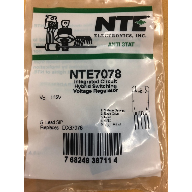 NTE7078 INTEGRATED CIRCUIT (ECG7078)