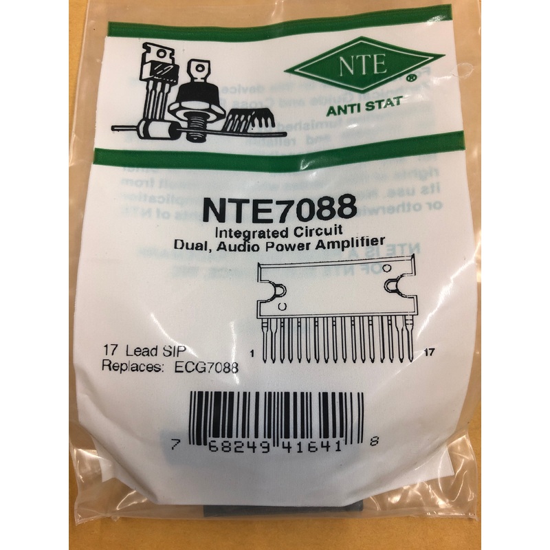 NTE7088 INTEGRATED CIRCUIT (ECG7088)