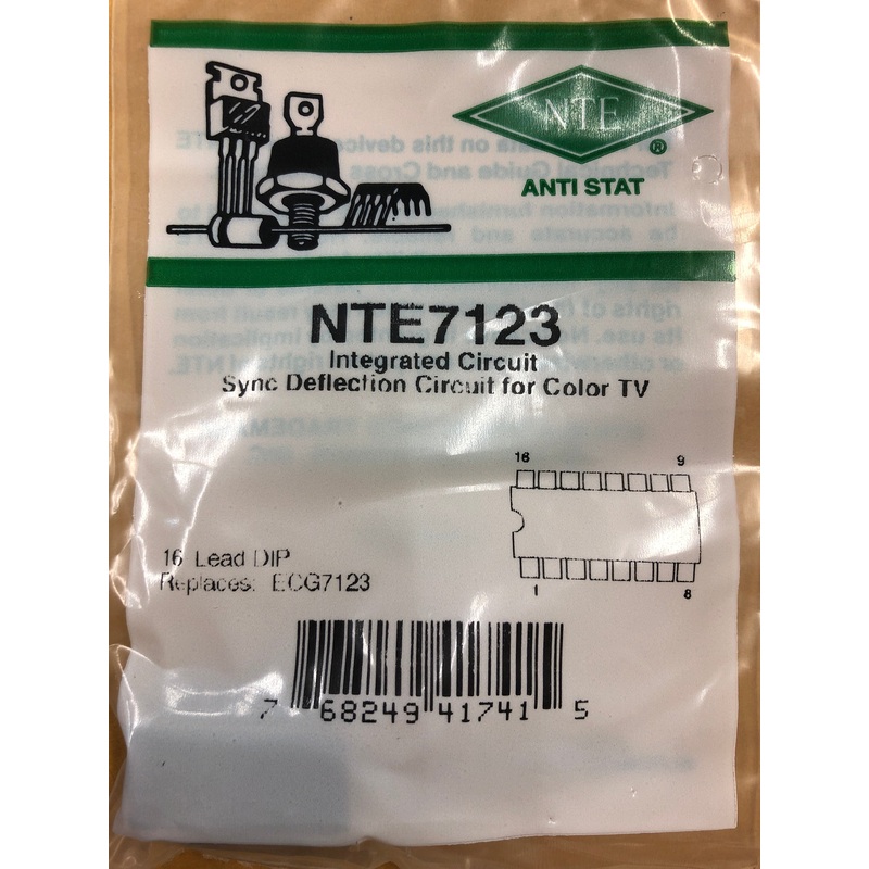 NTE7123 INTEGRATED CIRCUIT (ECG7123)