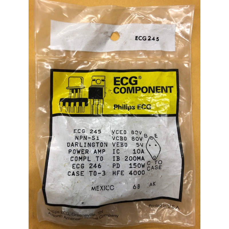 ECG245 T NPN DARL