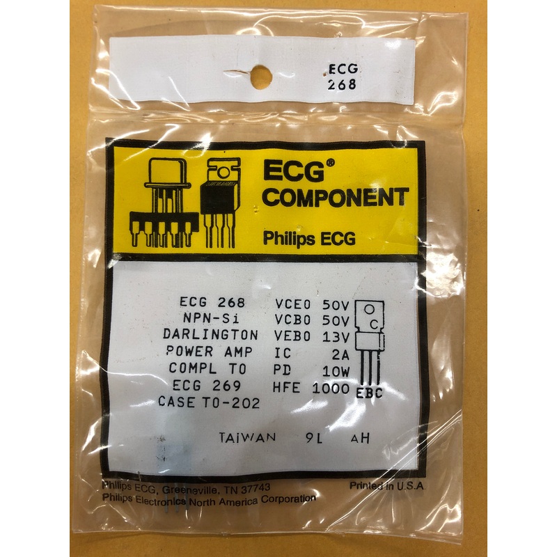 ECG268 T NPN DARL