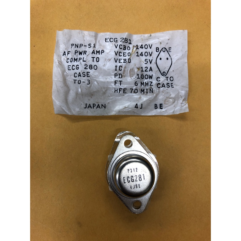 ECG281 T PNP SI AF PO