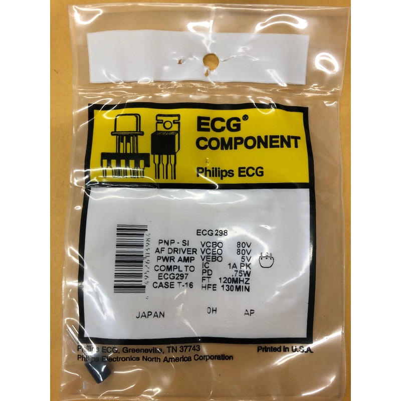 ECG298 T NPN SI AF PO (NTE298)
