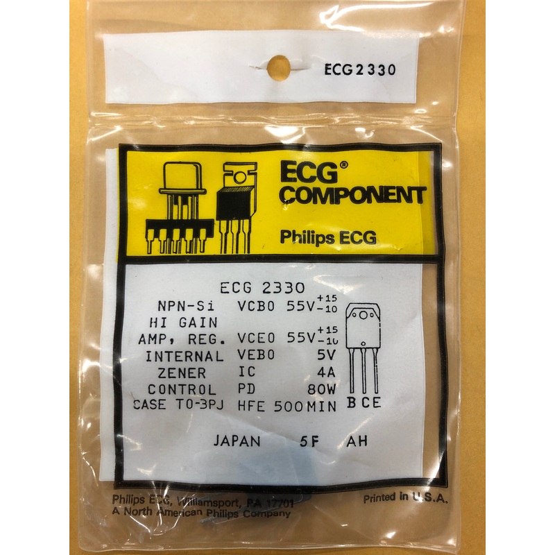 ECG2330 T NPN SI DARLINGTON