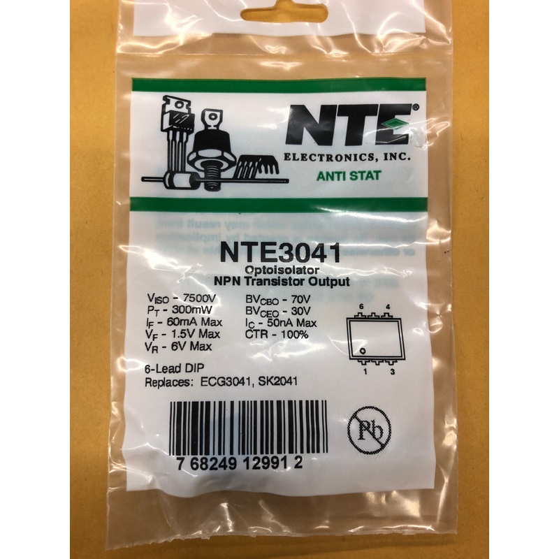 NTE3041 OPTOISOLATOR