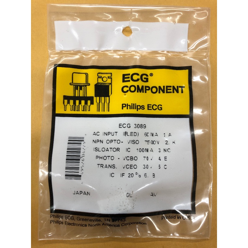 ECG3089 OPTOISOLATOR TRANSISTOR