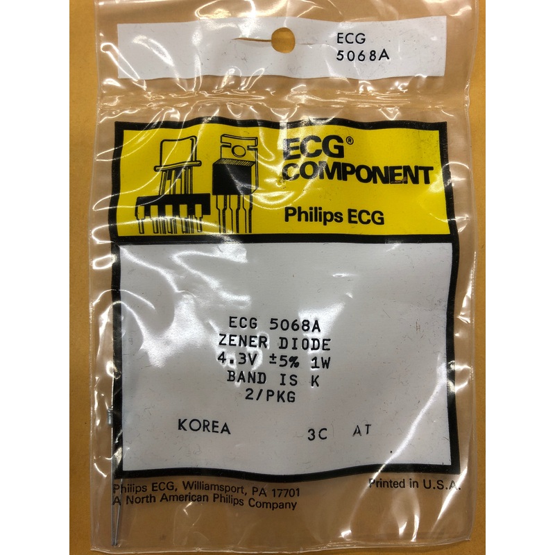 ECG5068A ZENER DIODE