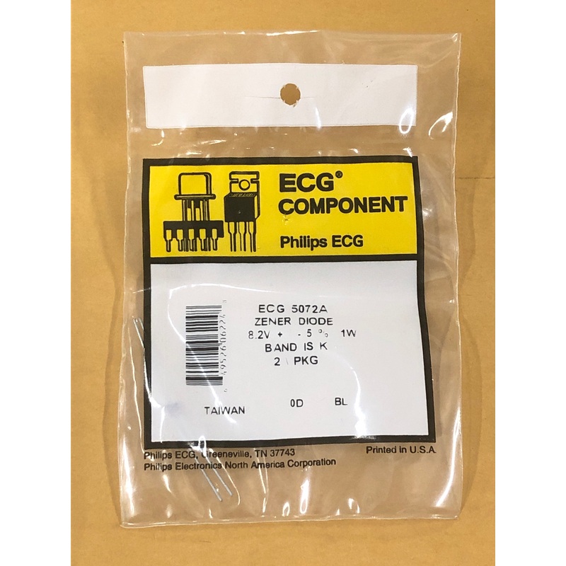 ECG5072A ZENER DIODE