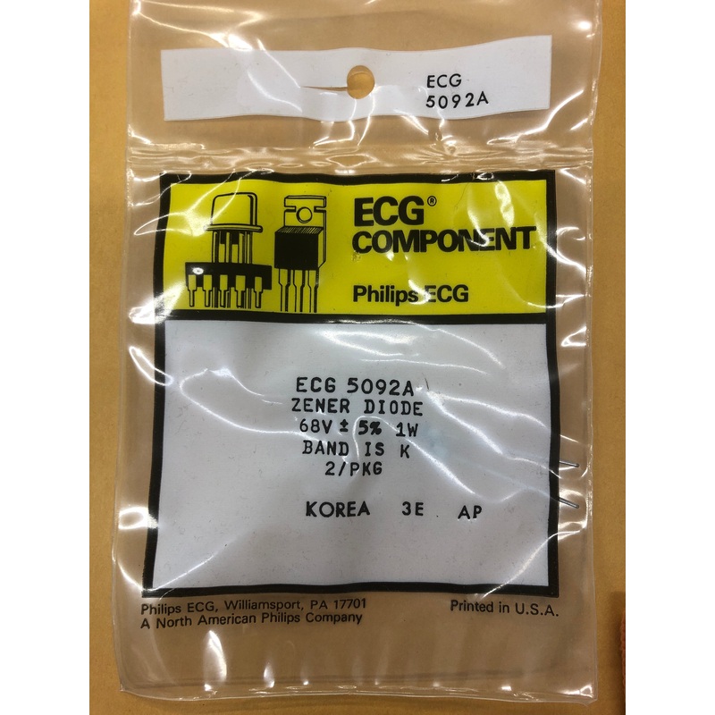 ECG5092A ZENER DIODE