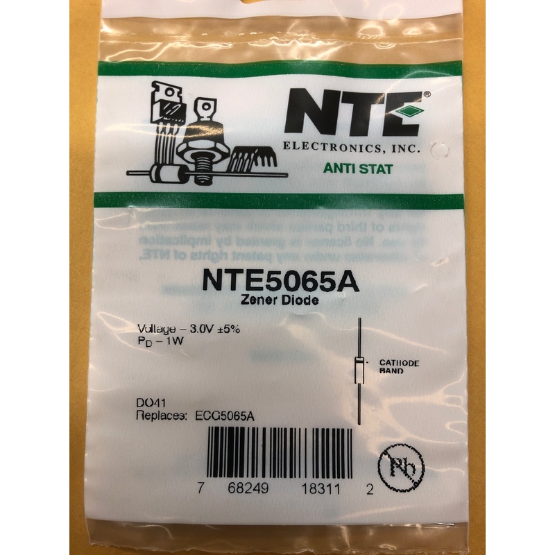 NTE5065A ZENER DIODE