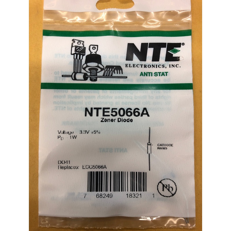 NTE5066A ZENER DIODE