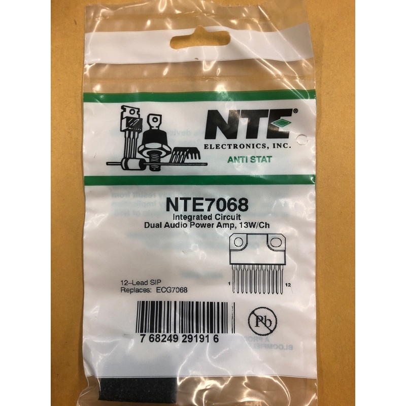 NTE7068 INTEGRATED CIRCUIT (ECG7068)