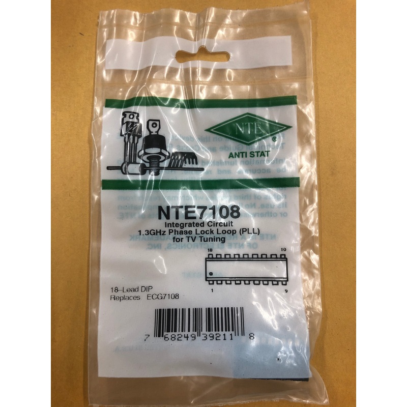 NTE7108 INTEGRATED CIRCUIT