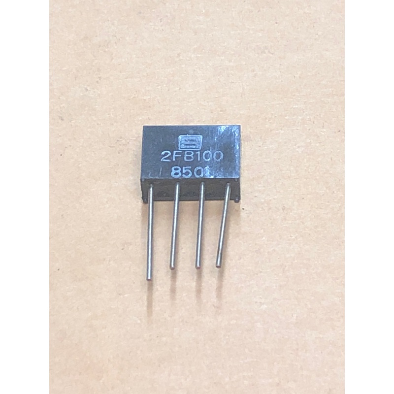 2A @ 100V Bridge rectifier 2FB100 (166)