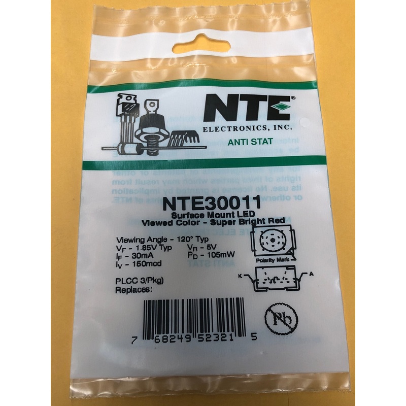 NTE30011 SURFACE MOUNT LED