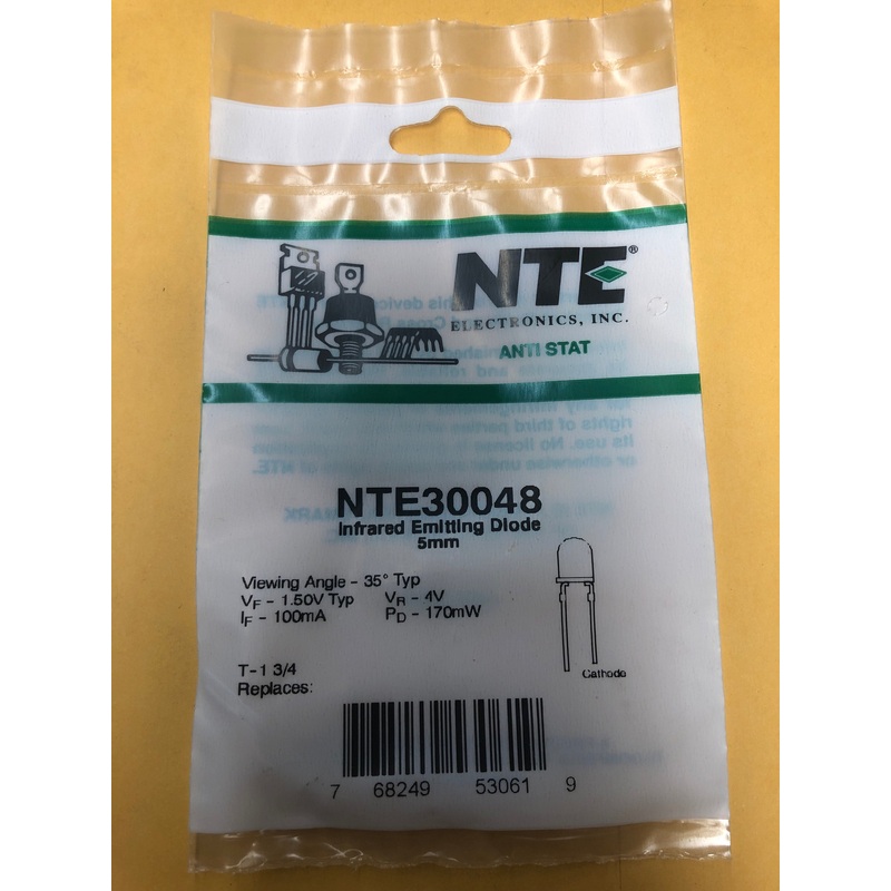 NTE30048 INFRARED EMITTING DIODE