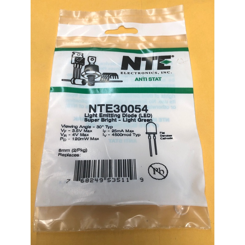 NTE30054 LIGHT EMITTING DIODE