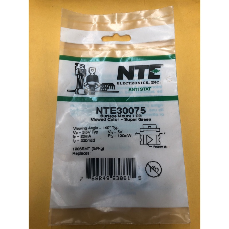 NTE30075 SURFACE MOUNT LED