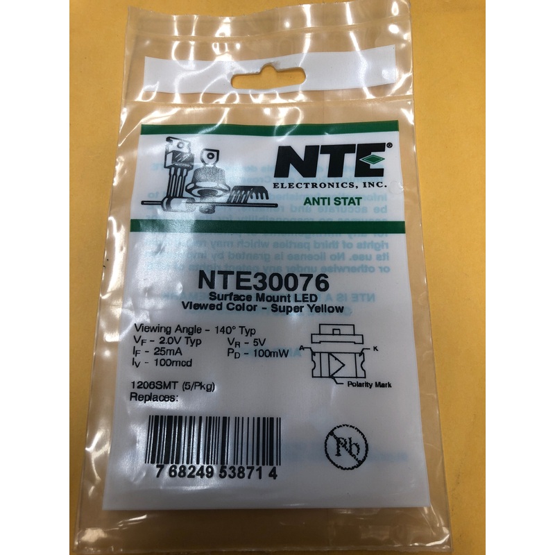 NTE30076 SURFACE MOUNT LED