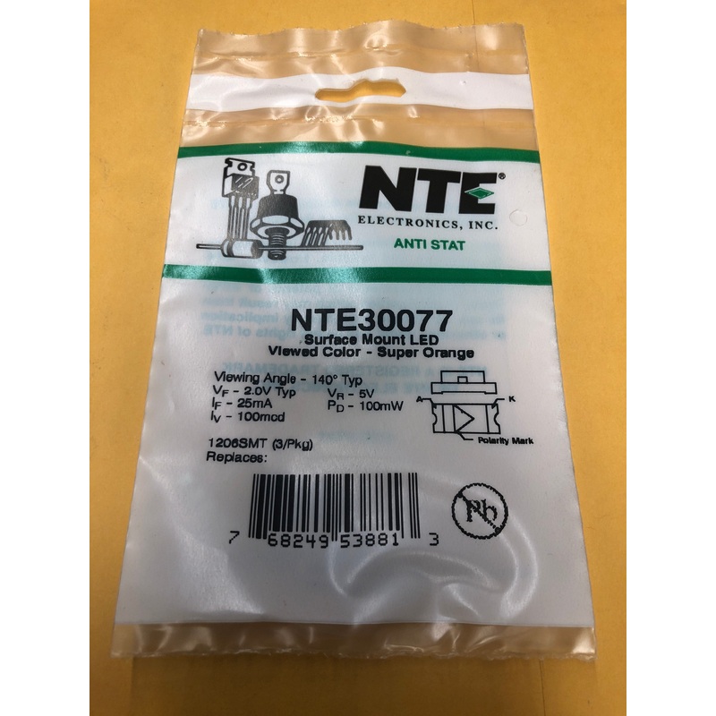 NTE30077 SURFACE MOUNT LED