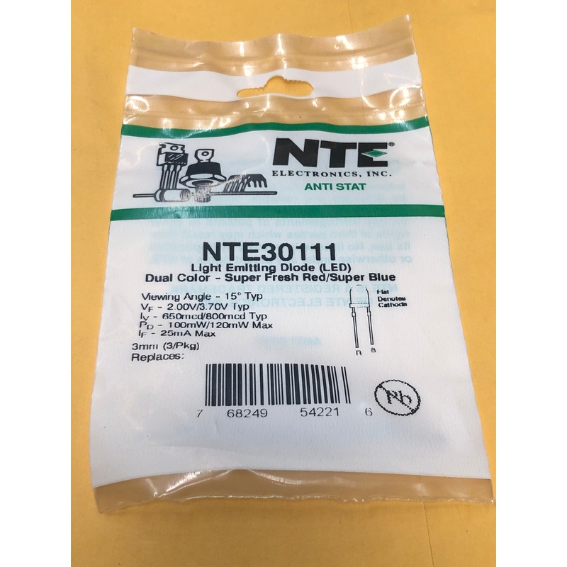 NTE30111 LIGHT EMITTING DIODE