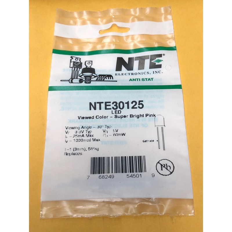 NTE30125 LED VIEWED COLOR