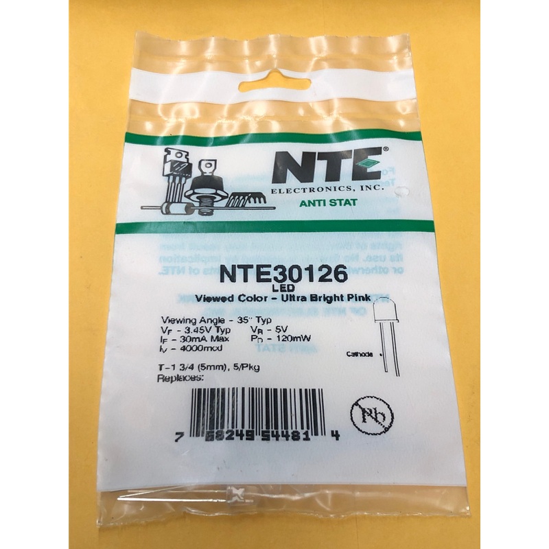 NTE30126 LED VIEWED COLOR