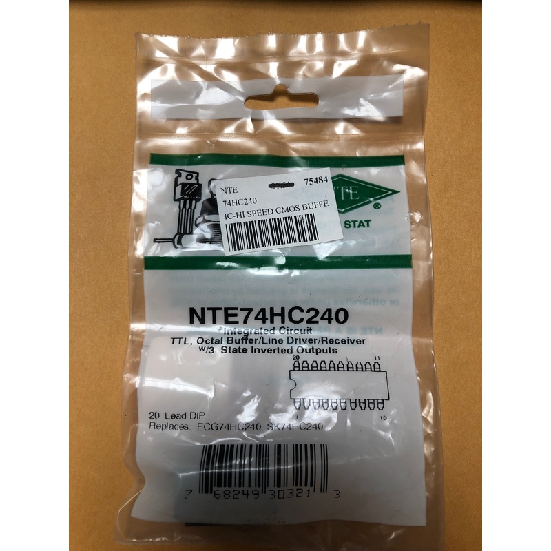 NTE74HC240 INTEGRATED CIRCUIT
