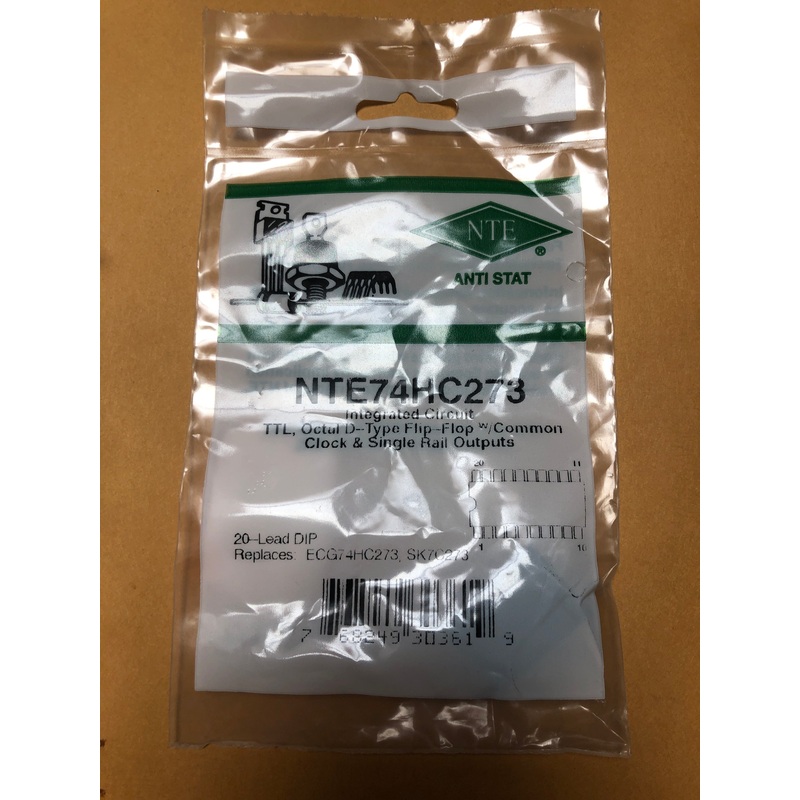 NTE74HC273 INTEGRATED CIRCUIT