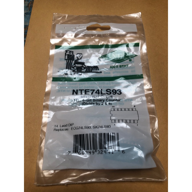 NTE74LS93 INTEGRATED CIRCUIT