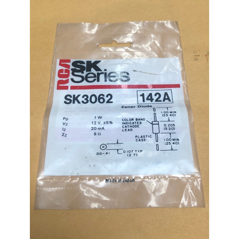 Zener diode SK3062 (142A)