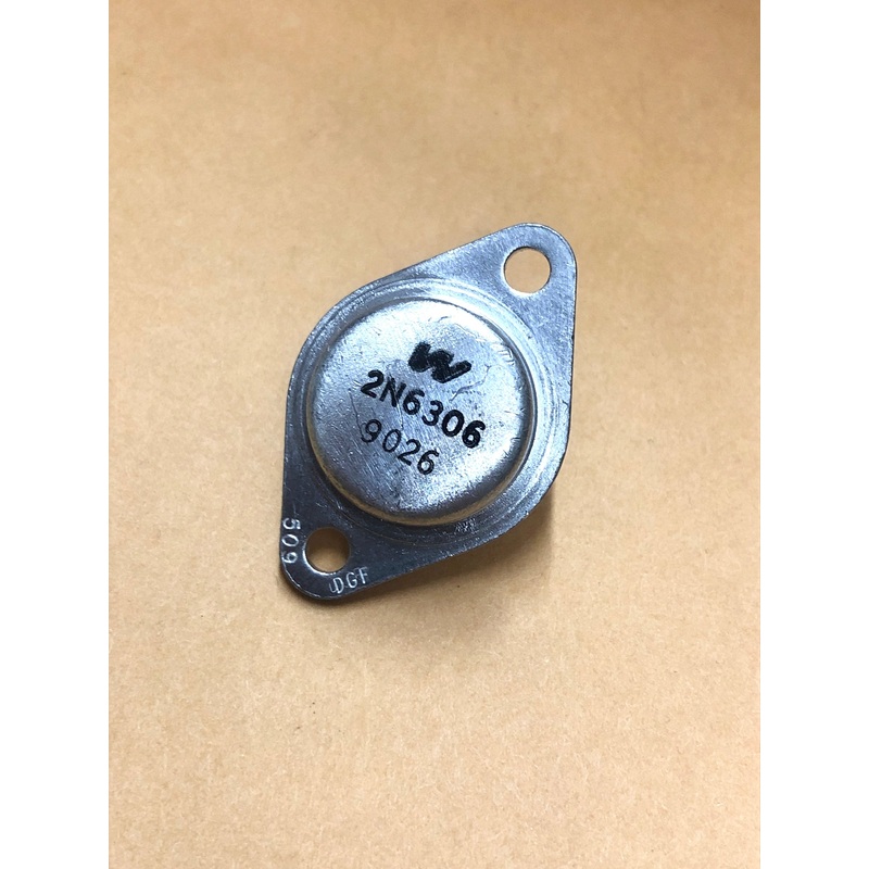 2N6306 NPN Silicon Transistor, 4A @ 500V Power Amplifier & Switch ~ TO-3