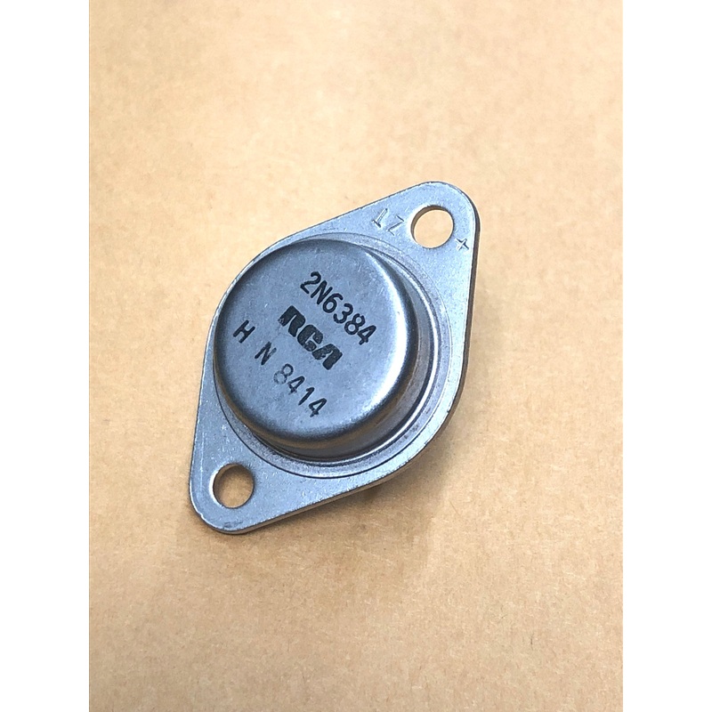 2N6384, 60V @ 10A NPN Silicon High Gain Darlington Transistor ~ TO-3