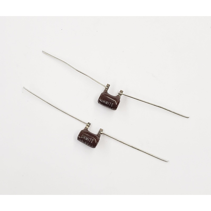 Lot of 2, Ohmite 2733 7.5 Ohm 3 Watt Wirewound Power Resistors 3W