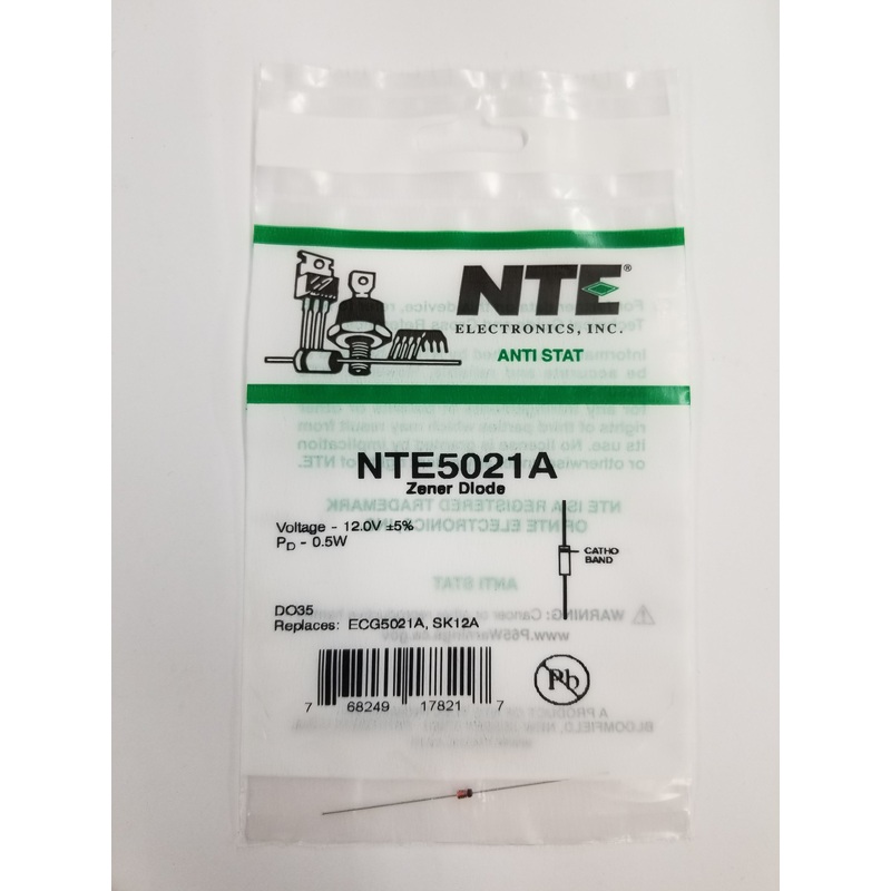 NTE5021A 12 volt zener diode