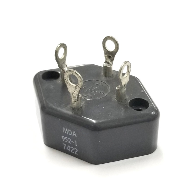 Vintage Motorola MDA952-1, 6A @ 50V Hermetically Sealed Bridge Rectifier
