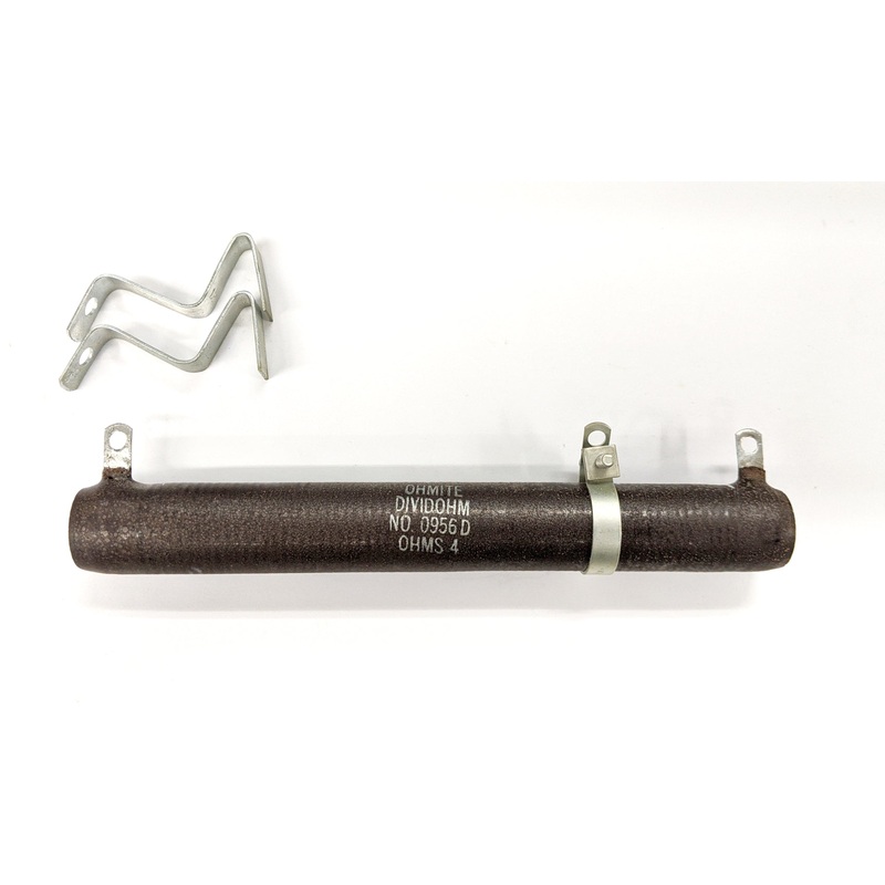 D100K4R0 4 Ohm 100 Watt Adjustable, Tubular Ceramic Power Resistor 100W