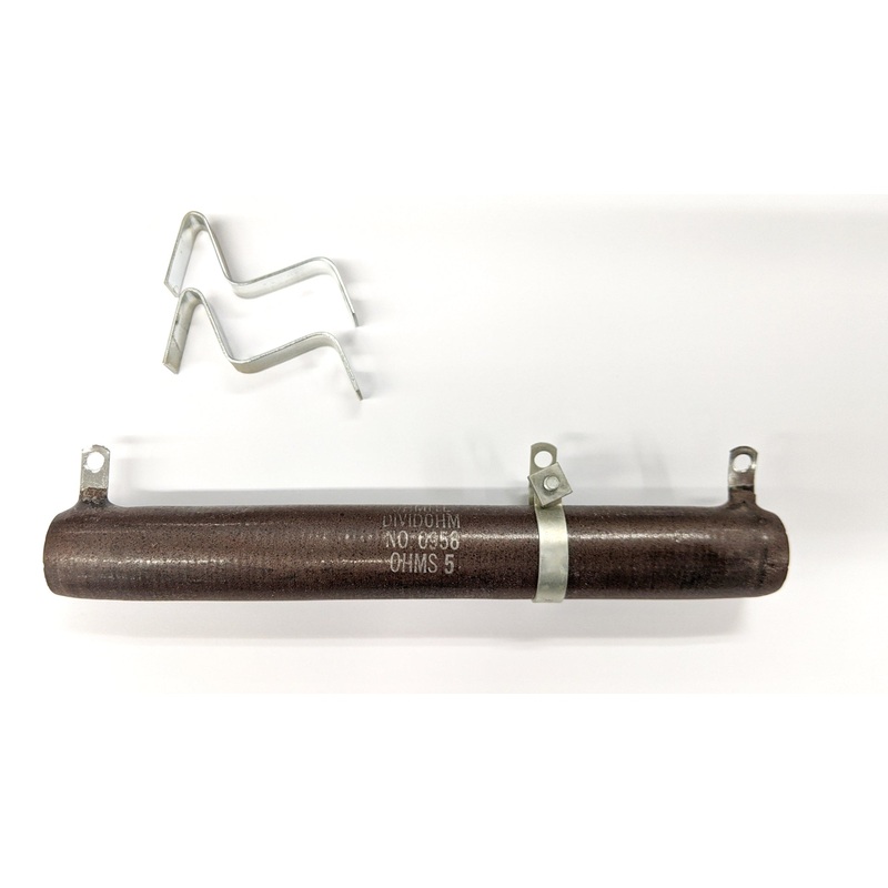 D100K5R0 5 Ohm 100 Watt Adjustable, Tubular Ceramic Power Resistor 100W