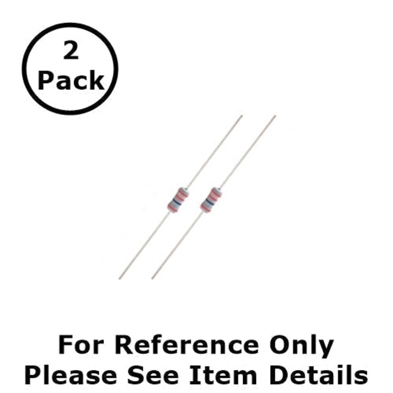 NTE 1WD82 0.82 Ohm, 1 Watt, 5% Flame Retardant Resistors ~ 2 Pack