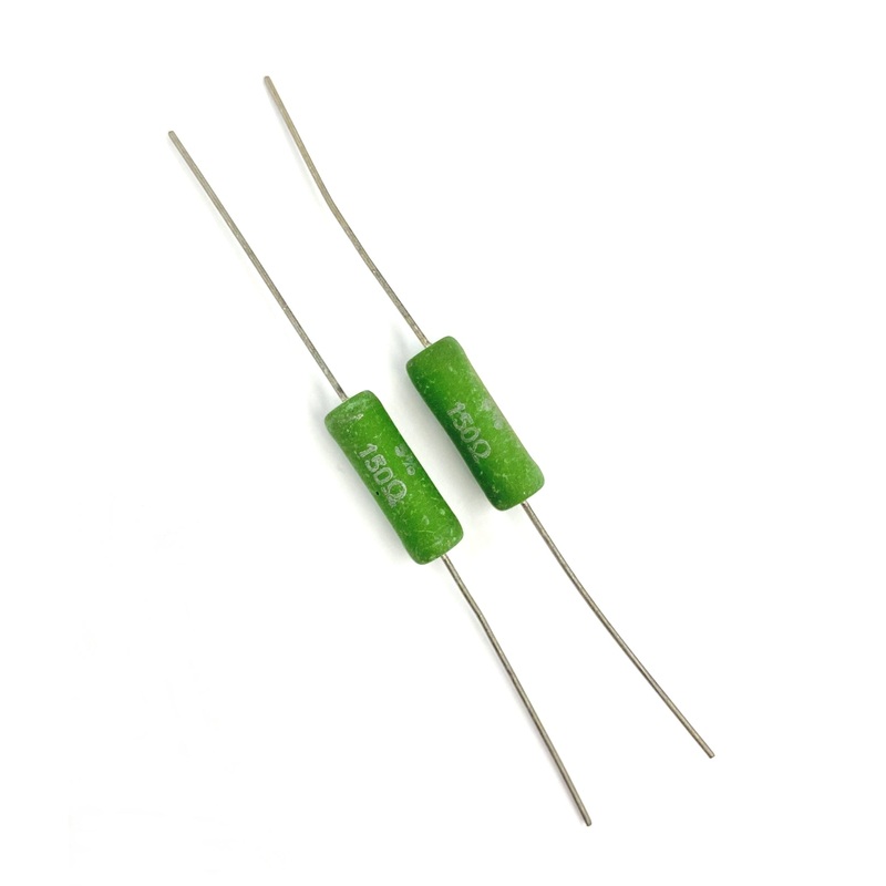 Lot of 2, Piher KNA620-150 150 Ohm 5 Watt Wirewound Power Resistors 5W
