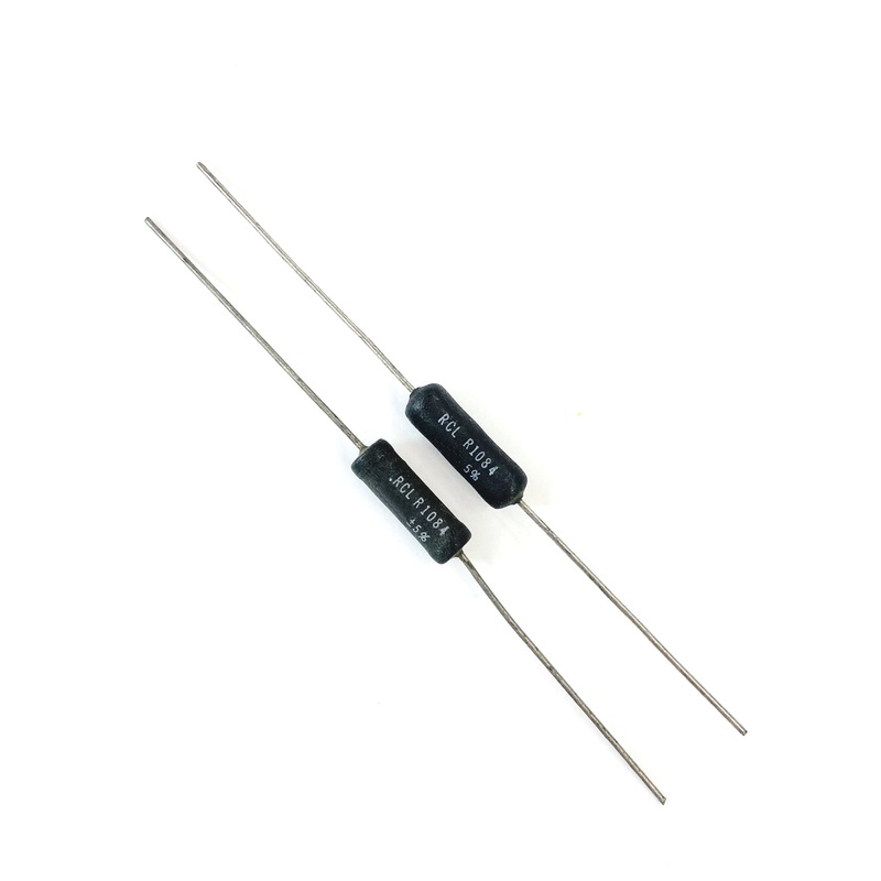 Lot of 2 RCL R1084-40, 40 Ohm 5 Watt 5% Wirewound Resistors 5W