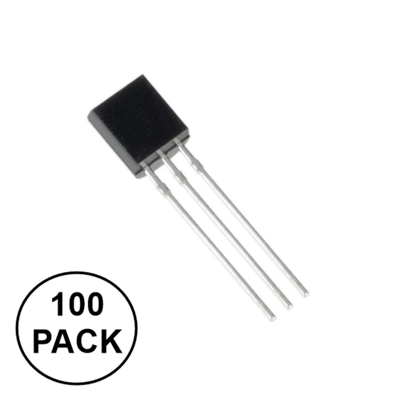 2N3906-100PK, Lot of 100 PNP Silicon General Purpose Transistor ~ TO-92