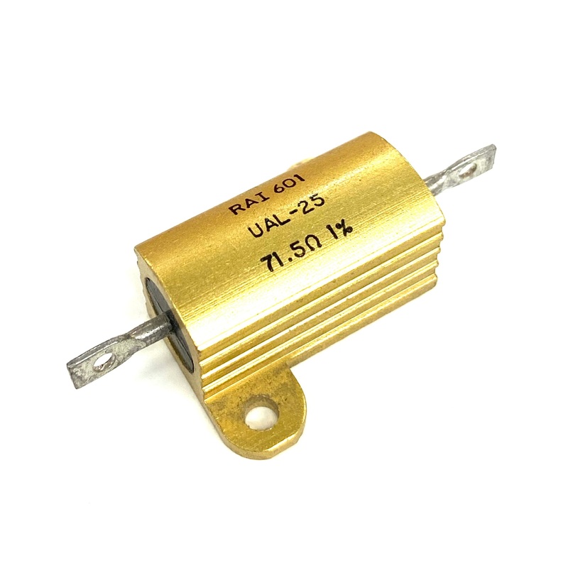 Riedon # UAL-25-71.5-1%, 71.5 Ohm 1% 25 Watt Metal Power Resistor 25W