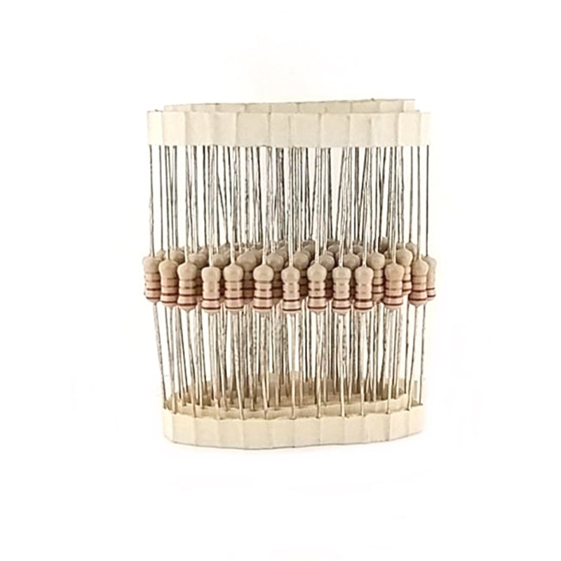 100 Pack of 2.2 Ohm 1 Watt 5% Flame Retardant Resistors