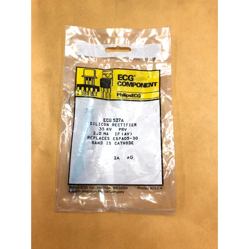 ECG527A 35KV (35,000V) @ 5mA Silicon TV High Voltage Rectifier Diode ~ (NTE527A)