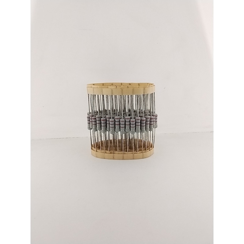 2.7K Ohm (2,700 Ohms), 2 Watt, 5% Flame Retardant Resistors ~ 100 Pack